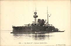 VINTAGE POSTCARD Bateau Edagr Quinet Croiseur Armours
