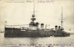 VINTAGE POSTCARD Bateau Colbert Cuirasse has strong exchange