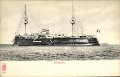 CPA Bateau Devastation 