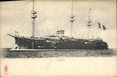 CPA Bateau Courbet