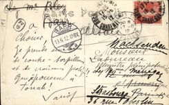 VINTAGE POSTCARD Bateau the Jules Michelet Croiseur Armours squadron