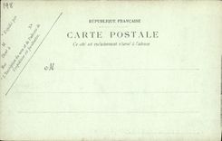 VINTAGE POSTCARD Boat of Entrecasteaux Cruiser of 1st class