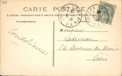 VINTAGE POSTCARD Bateau Massena Armours