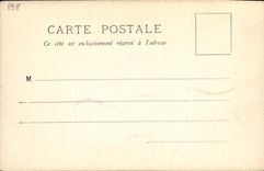 VINTAGE POSTCARD Bateau Marceau Cuirasse has turrets