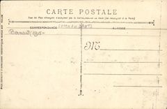 VINTAGE POSTCARD Bateau Condorcet Cuirasse squadron has turbines