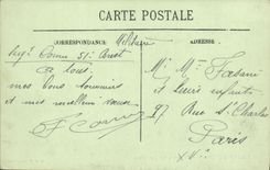 VINTAGE POSTCARD Bateau France Armours squadron