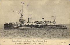 CPA Bateau Le Carnot Cuirasse de premier rang 