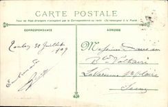 VINTAGE POSTCARD Bateau Danton Armours squadron of the Thomson project