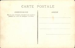 VINTAGE POSTCARD Bateau Massena Cuirasse squadron has turrets