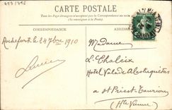 VINTAGE POSTCARD Bateau Bouvines Armours squadron