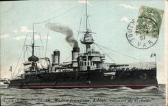 CPA Bateau L'iena Cuirasse de 2eme classe