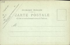 VINTAGE POSTCARD Boat Descartes Cruiser of 2nd class