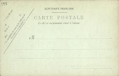 VINTAGE POSTCARD Boat of Assas Cruiser of squadron of 2nd class