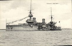 CPA Bateau Cuirasse Bouvet