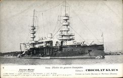 CPA Bateau Charles Martel Cuirasse a tourelles 