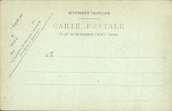 VINTAGE POSTCARD Bateau the Untameable Armor keeps dimensions