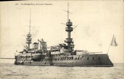 CPA Bateau Le Jaureguiberry Cuirasse d'escadre