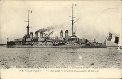 VINTAGE POSTCARD Bateau Voltaire Armours squadron