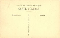 CPA Bateau Paquebot Paris Un des ponts de 1ere classe 