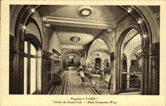 CPA Bateau Paquebot Paris Galerie du grand hall