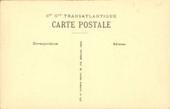 CPA Bateau Paquebot Paris Salle a manger des 1ere classe