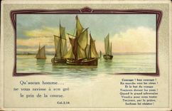 CPA Bateaux de peche 