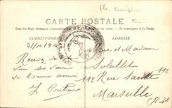 CPA Bateau Inspection des plats