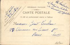 VINTAGE POSTCARD Navy Before the dinner of the crew