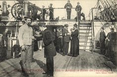 CPA Marine Bateau Avant le diner de l'equipage 