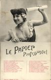 VINTAGE POSTCARD Fantasy Woman professional paper