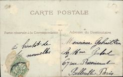 CPA Fantaisie Fleurs Trefles