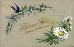 CPA Fantaisie Fleurs 