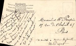 CPA Fantaisie Fleurs Bateau