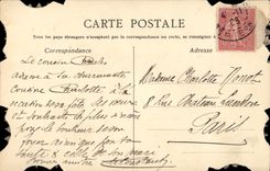 CPA Fantaisie Fleurs Colombes 