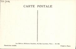 CPA Armee anglaise Militaria Infanterie Tenue de campagne