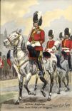 VINTAGE POSTCARD Armed British English Royal Militaria Scots Greys 2nd Dragons