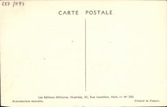 CPA Armee britannique anglaise Militaria Artillerie Tenue de campagne