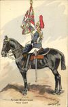 VINTAGE POSTCARD Militaria Armed British Horse Guard Horse