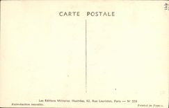 Caballo británico armado del protector de caballo de Militaria de la POSTAL de la VENDIMIA