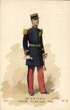 CPA Militaria Infanterie Officier Grande Tenue 1936 