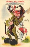CPA Militaria Pigrate aux armees 