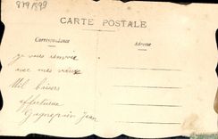 VINTAGE POSTCARD Fantasy Flowers Brodee Hand