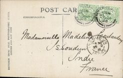 CPA Fantaisie Fleurs Noel