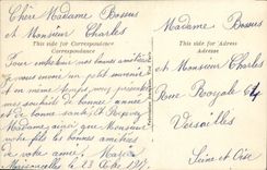 CPA Fantaisie Fleurs Brodee