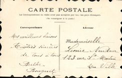 CPA Fantaisie Fleurs Colombes 