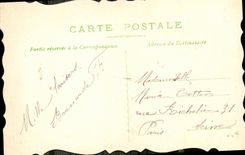 CPA Fantaisie Fleurs Bateau