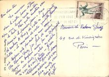 POSTAL MODERNA nuevo puente de París