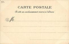 VINTAGE POSTCARD Paris Quay Conti Bridge of arts