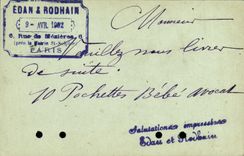 Edhan chart and Rodhain Street of Wall close the Town hall St Sulpice