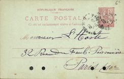 Carte Edhan et Rodhain Rue de Mezieres pres la Mairie St Sulpice